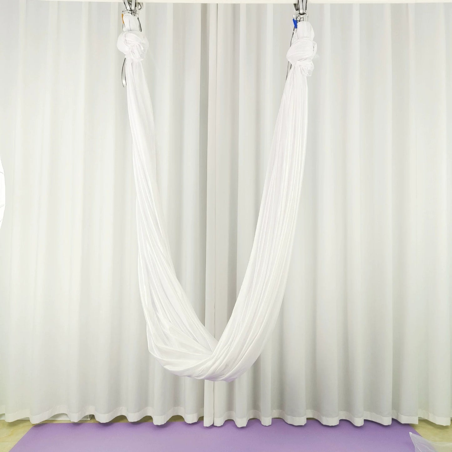 5*2.8M Elastic Aerial Yoga Hammock Flying Swing Latest Multifunction Anti-gravity Yoga Belts for yoga training Yoga belt