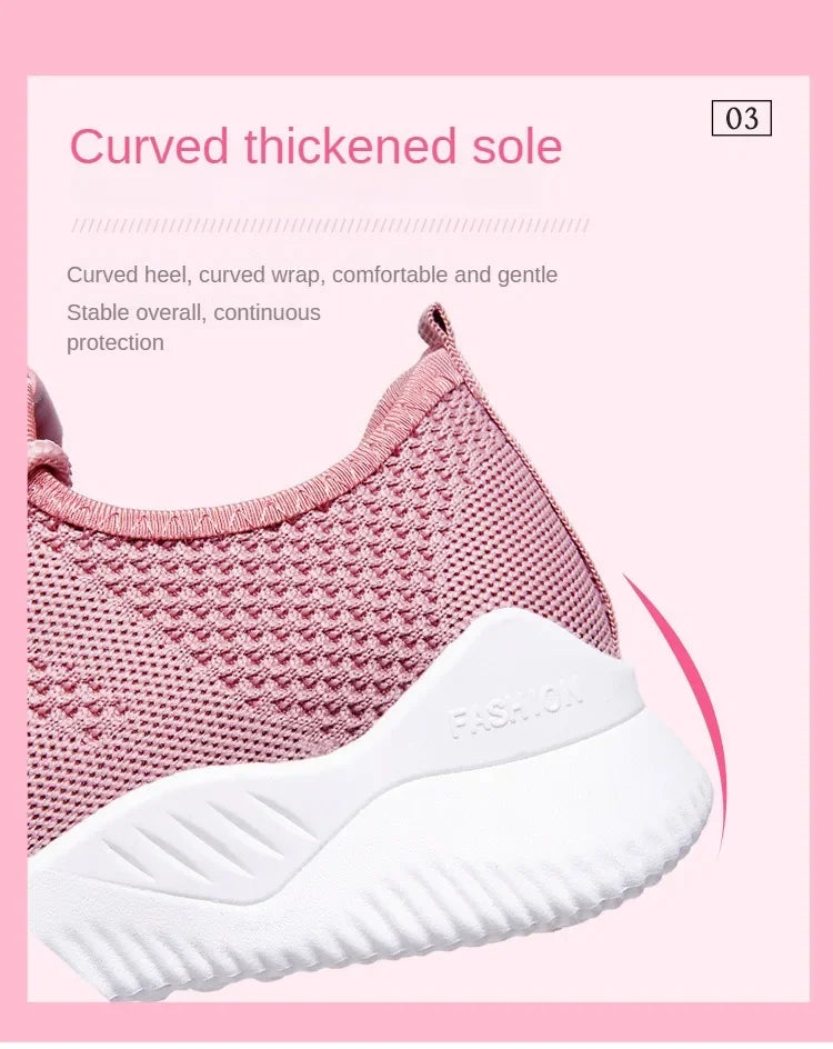 2024 Sports Running Shoes Women's Mesh Breathable Walking Women's Sports Shoes Comfortable and Fashionable Casual Sports Shoes