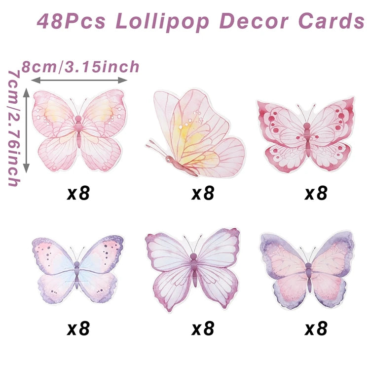 Butterfly Party Snack Tray Butterfly Birthday Party Decoration Kids Girls Birthday Party Supplies Baby Shower Party Decoration