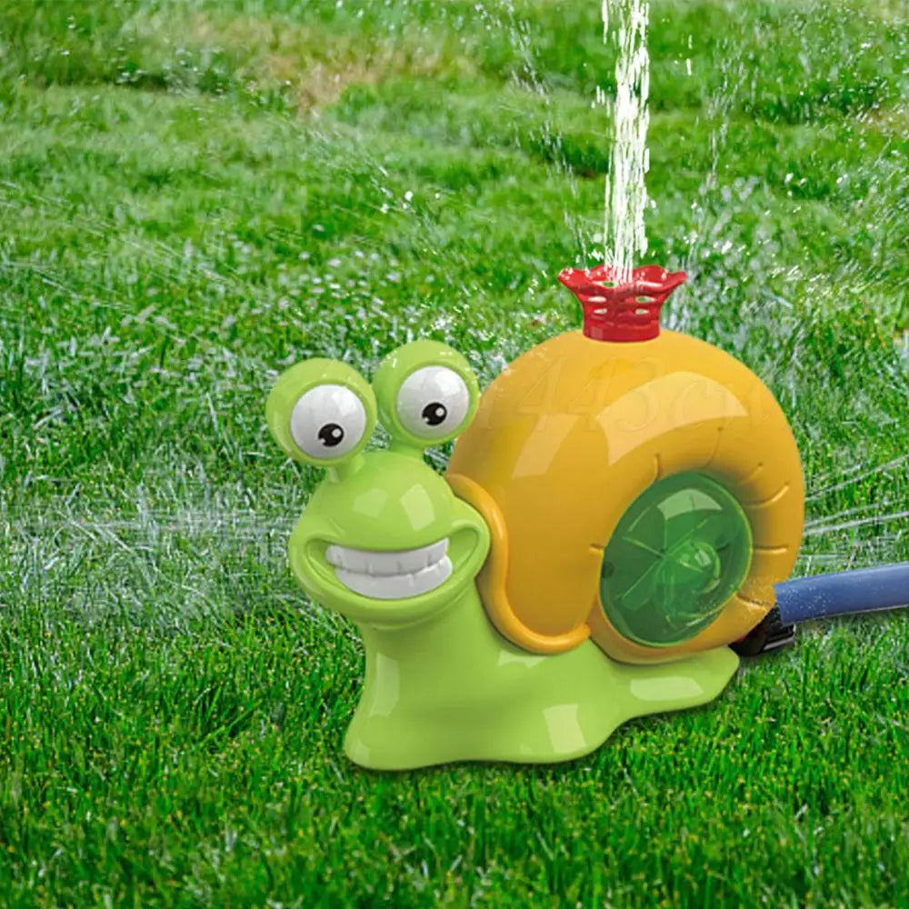 2 in 1 Water Sprinkler Baseball Toy Cartoon Snail Summer Garden Lawns Water Toys Spray Water Toys for Summer Lawn Pool Fun