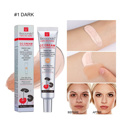 Female Makeup Base ErborianCC Cream  Concealer Full Coverage Foundation Cream for Face Cosmetics Moisture Beauty Health