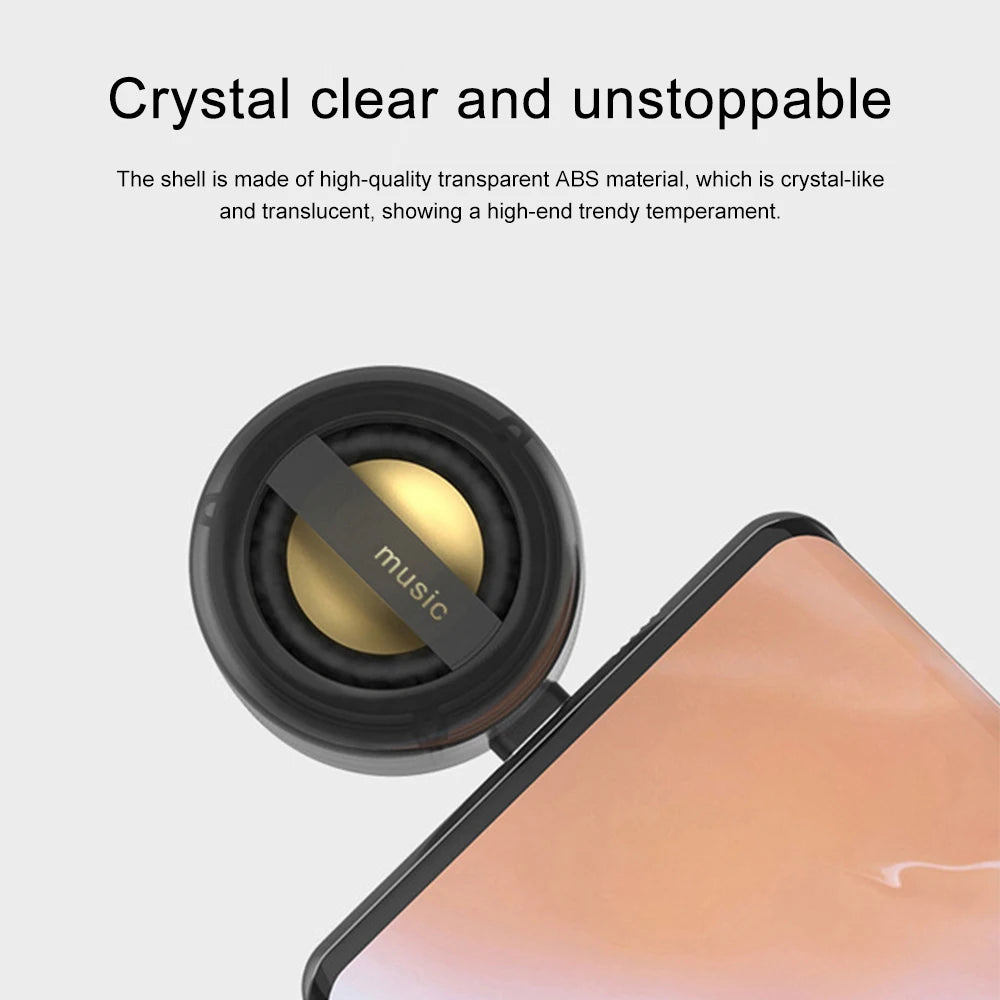 Mini Speaker-Mobile Phone Speakers In-line MP3 Speaker Amplifier External High Quality Sound Wired Audio Amplifier Portable