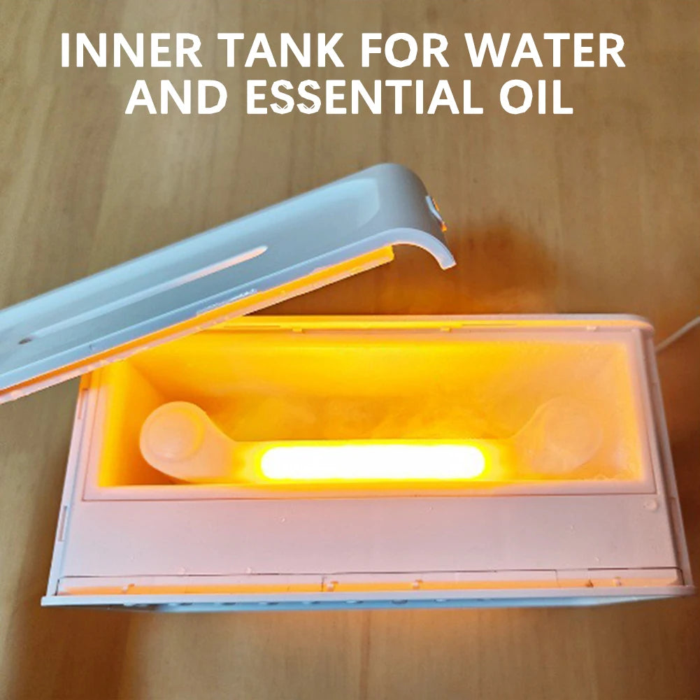 3 in 1 White Noise Sound Machine Night Light Humidifier 8 Group Natural Sound 30/60/120 Minutes Smart Timing for Home