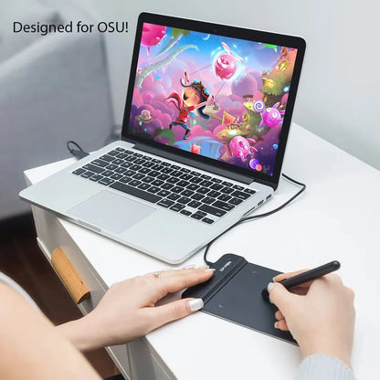 Drawing Tablet XPPen G430S Graphic Drawing Tablet with 8192 Levels Pressure Battery Free Stylus 4x3 Inch Tablet for Windows Mac