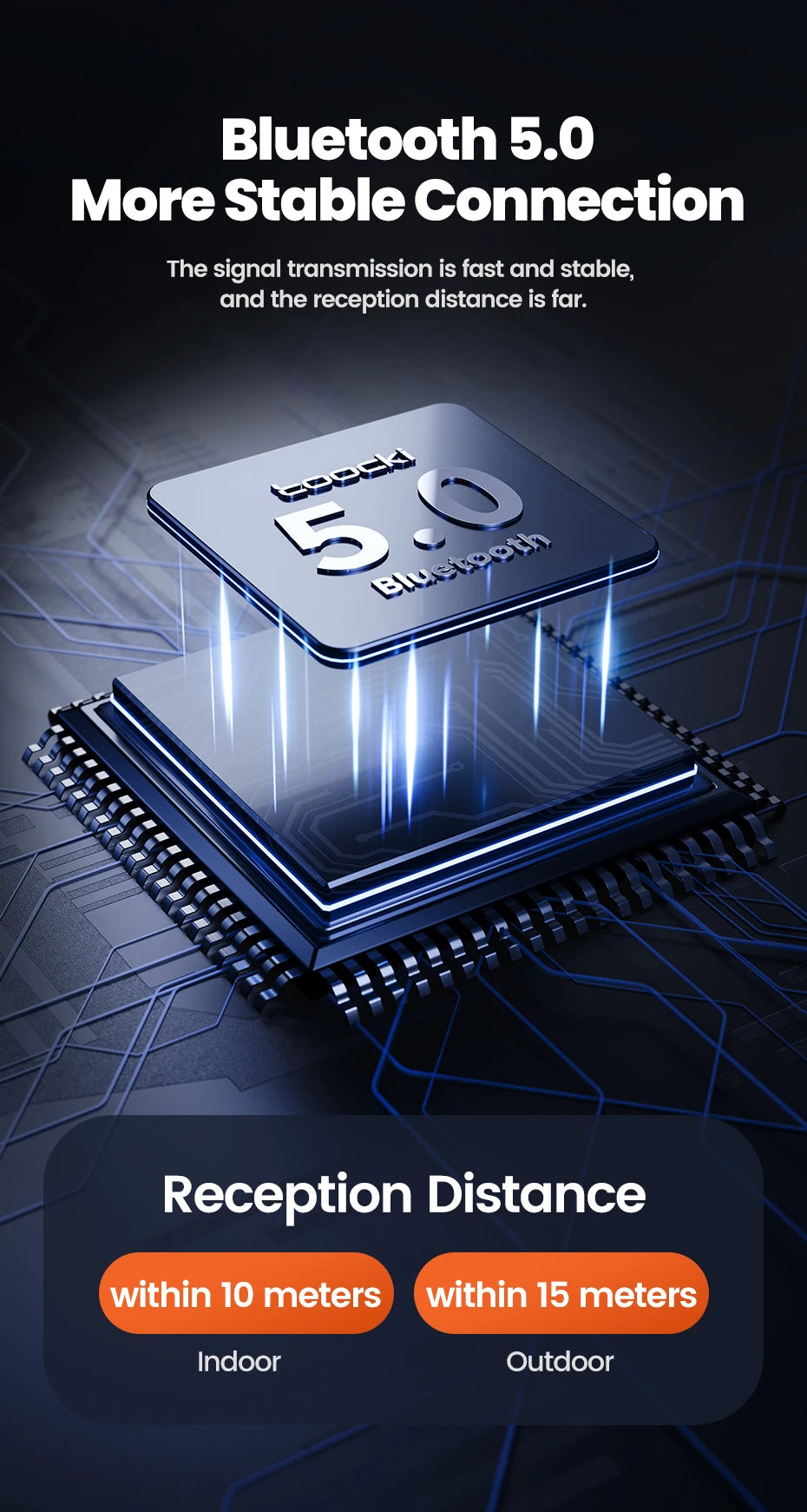 Toocki K07 Portable Bluetooth 5.0 Speaker Stereo Surround Wireless Bluetooth Speakers Dazzling Lighting Audio Player Loudspeaker