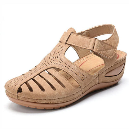 Sandals Shoes Women Summer Soft Women's Sandals Retro Shoes Woman Wedge Women's Shoes Breathable Footwear Female Sandal Women