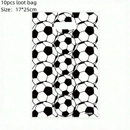 108*180cm Football Tablecloth Party Supplies Disposable Plate Tableware Party Birthday Party Decor Kids Boy Soccer Party Supplie