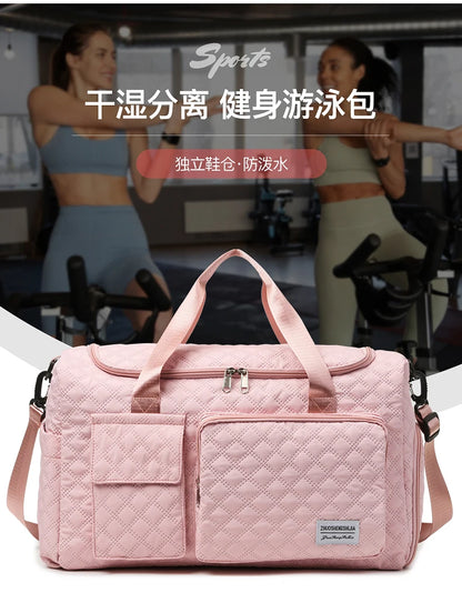 Fashion Travel Bag Handbags Large Capacity Carry On Luggage Bags Men Women Shoulder Outdoor Tote Waterproof Sport Gym Bag