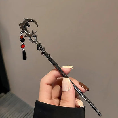 Fashion Women Hair Accessory Unique Design Alloy Hair Stick Suitable Daily Gathering Paired Niche Jewelry Hair Clips Hair Needle