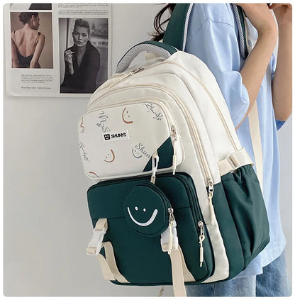 Middle School Student School Backpack School Bags Girls Kids Schoolbag Primary School Backpack Travel Student Book Bag mochilas