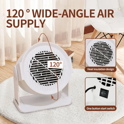 Home air heater Cold and warm heater Small electric heater for the home desktop office desktop portable heating fan