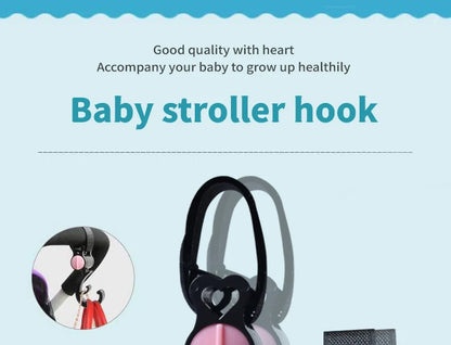 1-2pcs Baby Hanger Baby Bag Stroller Hooks Pram Rotate 360 Degree Baby Car Accessories Stroller Organizer Stroller Accessories