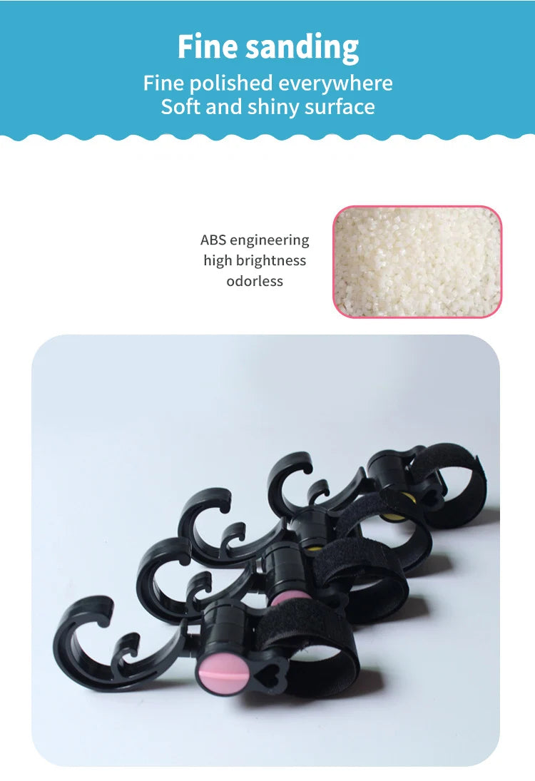 1-2pcs Baby Hanger Baby Bag Stroller Hooks Pram Rotate 360 Degree Baby Car Accessories Stroller Organizer Stroller Accessories
