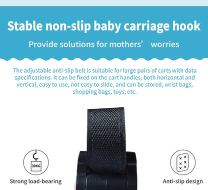1-2pcs Baby Hanger Baby Bag Stroller Hooks Pram Rotate 360 Degree Baby Car Accessories Stroller Organizer Stroller Accessories