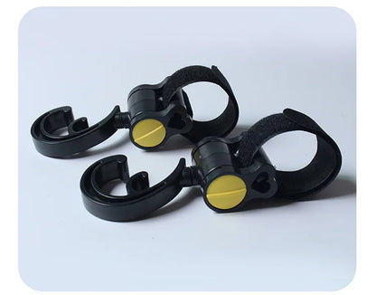 1-2pcs Baby Hanger Baby Bag Stroller Hooks Pram Rotate 360 Degree Baby Car Accessories Stroller Organizer Stroller Accessories