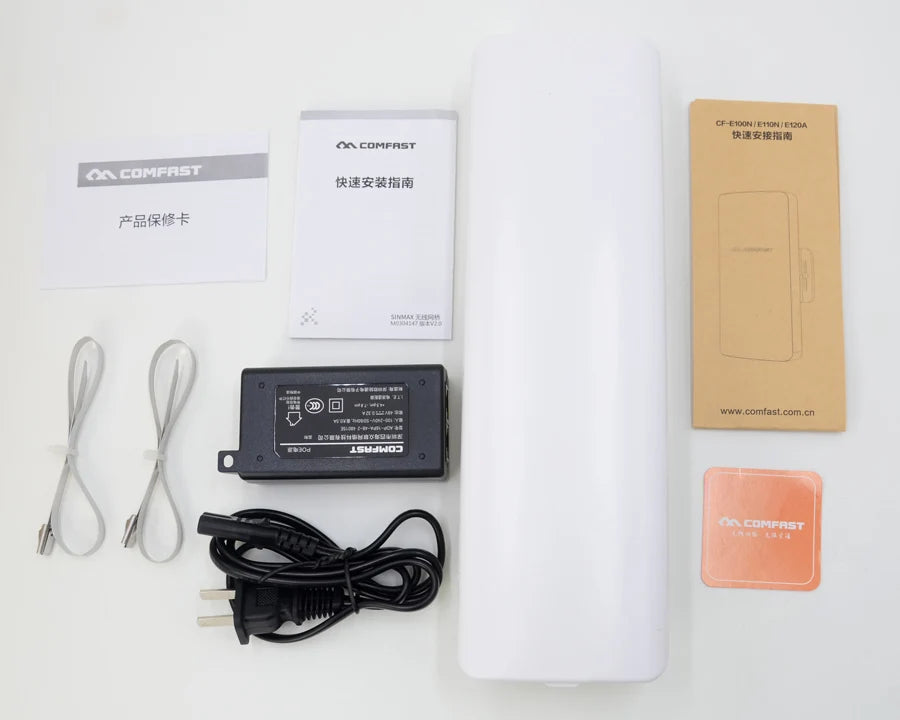 comfast Outdoor Wireless Wifi Extender AP Bridge 3-5KM Long Range 300Mbps 2.4G WI-FI Signal Amplifier Antenna 2*14dBi Router