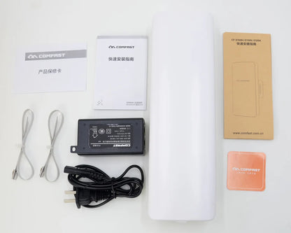 comfast Outdoor Wireless Wifi Extender AP Bridge 3-5KM Long Range 300Mbps 2.4G WI-FI Signal Amplifier Antenna 2*14dBi Router