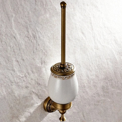 Bathroom Accessories Antique Brass Collection, Towel Ring, Paper Holder, Toilet Brush, Coat Hook, Bath Rack, Soap Dish, Faucet
