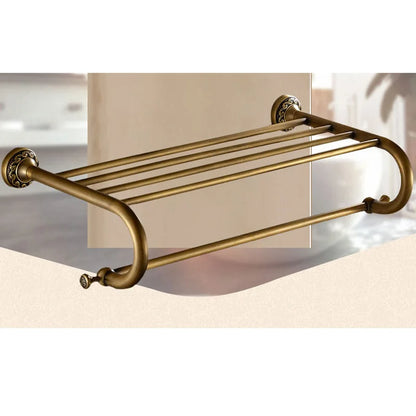 Bathroom Accessories Antique Brass Collection, Towel Ring, Paper Holder, Toilet Brush, Coat Hook, Bath Rack, Soap Dish, Faucet