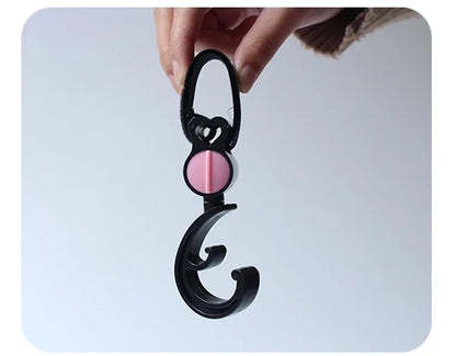 1-2pcs Baby Hanger Baby Bag Stroller Hooks Pram Rotate 360 Degree Baby Car Accessories Stroller Organizer Stroller Accessories