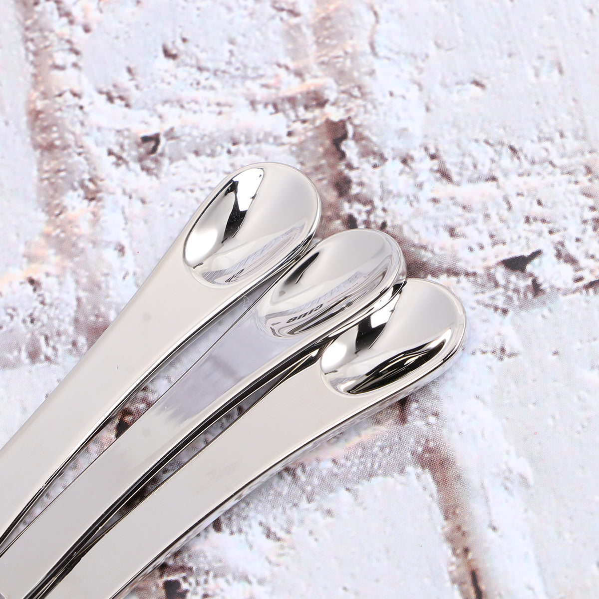 5Pcs Mini Makeup Spoon Beauty Scoop Face Mask Spatula Skincare Tool Metal Applicator For Cream Facial Testing Mixing