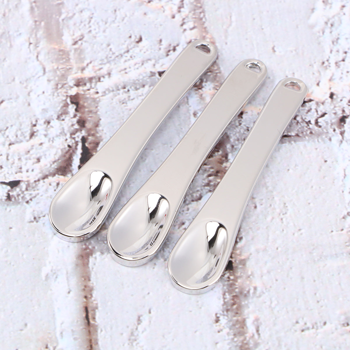 5Pcs Mini Makeup Spoon Beauty Scoop Face Mask Spatula Skincare Tool Metal Applicator For Cream Facial Testing Mixing