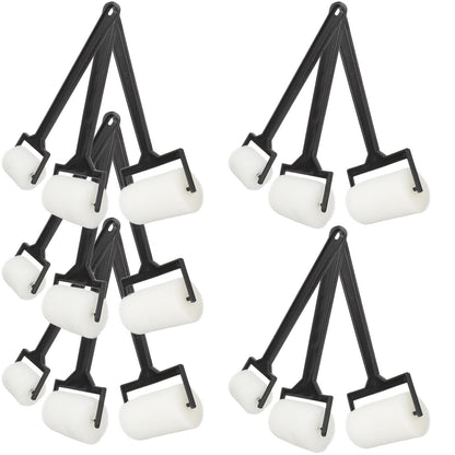 Foam Brushes 15Pcs Foam Paint Brushes Drawing Sponges Roller Kit Sponges Rolling Brush Rollers Foam Sponges Brush Painting