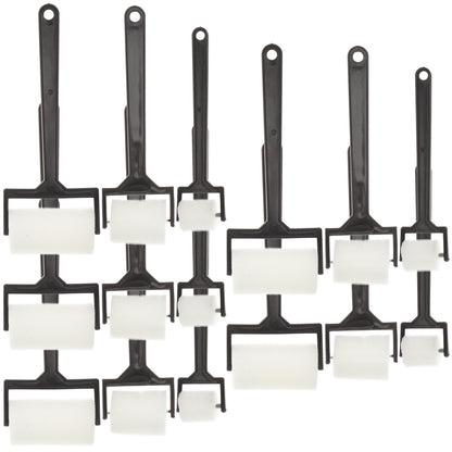 Foam Brushes 15Pcs Foam Paint Brushes Drawing Sponges Roller Kit Sponges Rolling Brush Rollers Foam Sponges Brush Painting