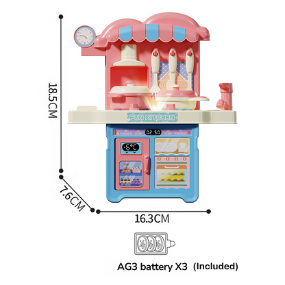 Mini Double Door Refrigerator  Simulation Fridge Kitchen Furniture Pretend Play Educational Toy Home Accessories Children's Gift