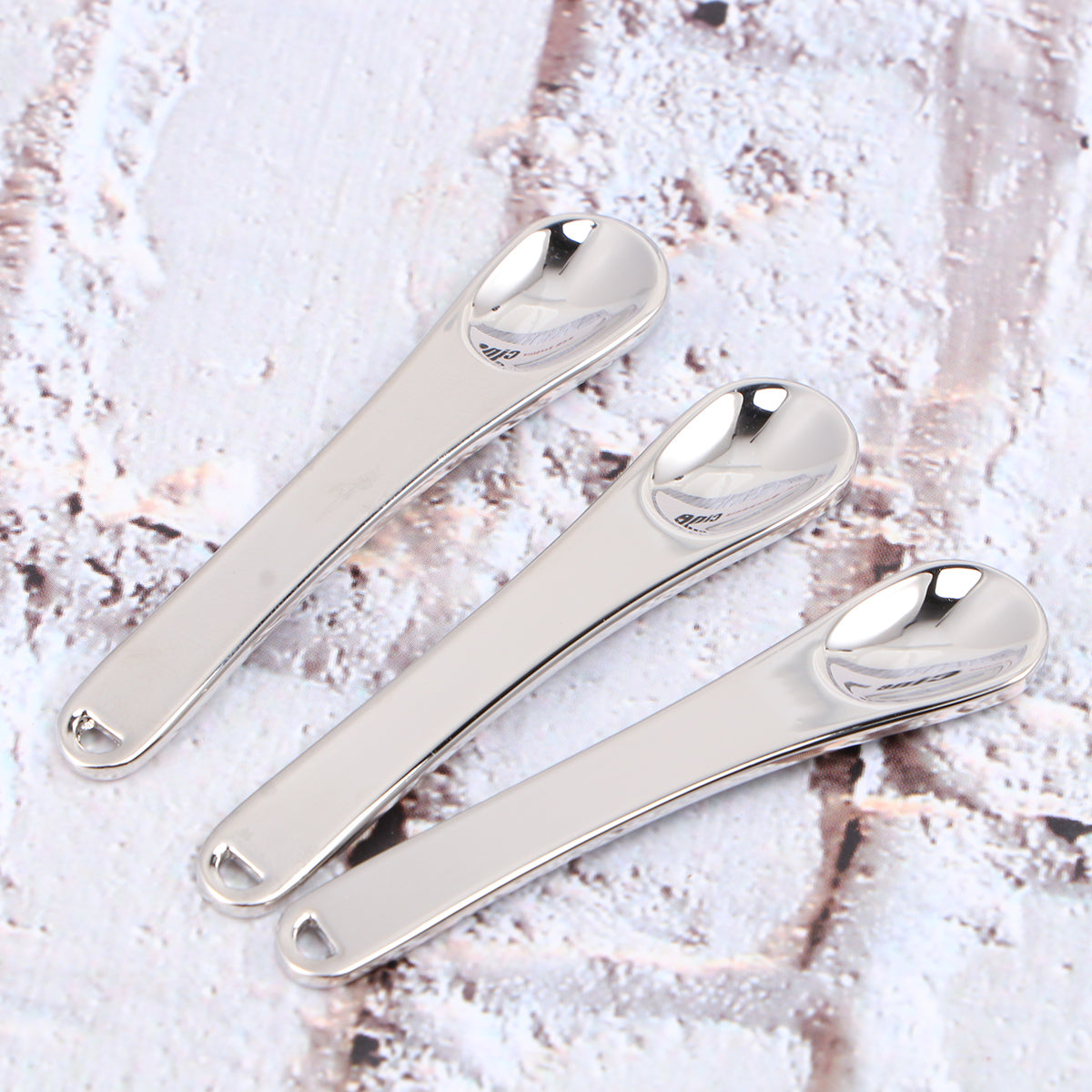 5Pcs Mini Makeup Spoon Beauty Scoop Face Mask Spatula Skincare Tool Metal Applicator For Cream Facial Testing Mixing