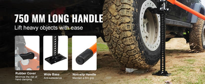 VEVOR High Lift Farm Jack 48"/60" Utility Farm Jack 7000 lbs Capacity  Road Utility Jack Heavy-Duty Farm Jack for Tractor Truck