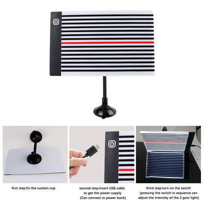 Car Dent Removal Tools LED Light Line Board Tools Car Accessories Auto Paintless Dent Wire Board Reflectors Lamp Repair