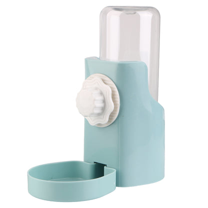 Automatic Pet Water Bottle Food Container Dispenser Bowl Cage Hanging Feeder Cats Dogs Drinking Fountain For Puppy Cats Rabbit