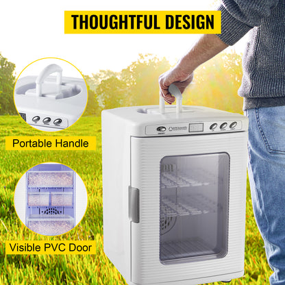 SucceBuy 25L Reptile Incubator Scientific Lab Automatic Incubator Egg Breeding Hatchery Work for Thermostats Snakes and Turtles