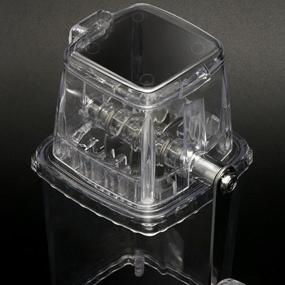 Multi-function for Home Kitchen Bar Ice Blenders Tools Manual Ice Crusher Hand Shaved Ice Machine Portable 1.25L Capacity